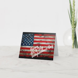 Patriotic 4th of July Independence Day Art Card