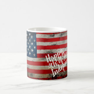Patriotic 4th of July Independence Day Art Color Morph Mug