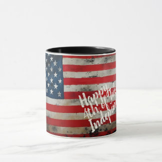 Patriotic 4th of July Independence Day Art Mug