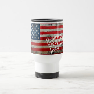 Patriotic 4th of July Independence Day Art Travel Mug