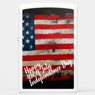 Patriotic 4th of July Independence Day Art Zippo Lighter