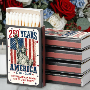 Patriotic 4th Of July Matchboxes