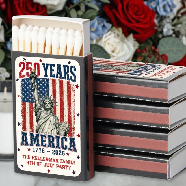 Patriotic 4th Of July Matchboxes (Patriotic 4th Of July Matchboxes)