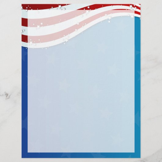 patriotic 4th of july paper (Front)