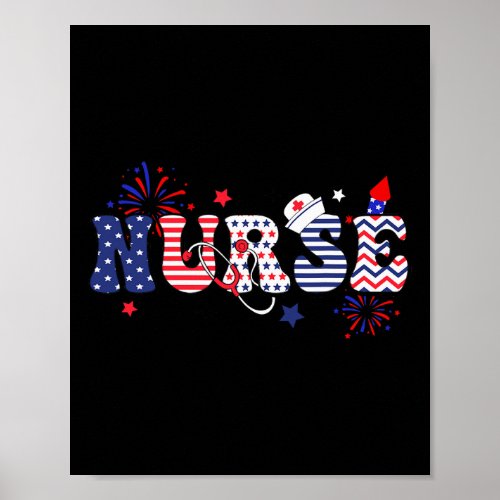 Patriotic 4th Of July  Poster