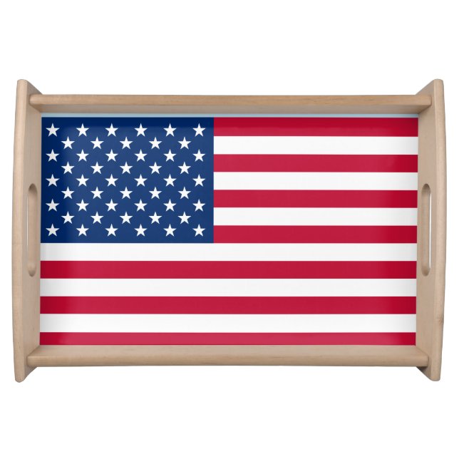 PATRIOTIC  4TH OF JULY SERVING TRAY (Front)