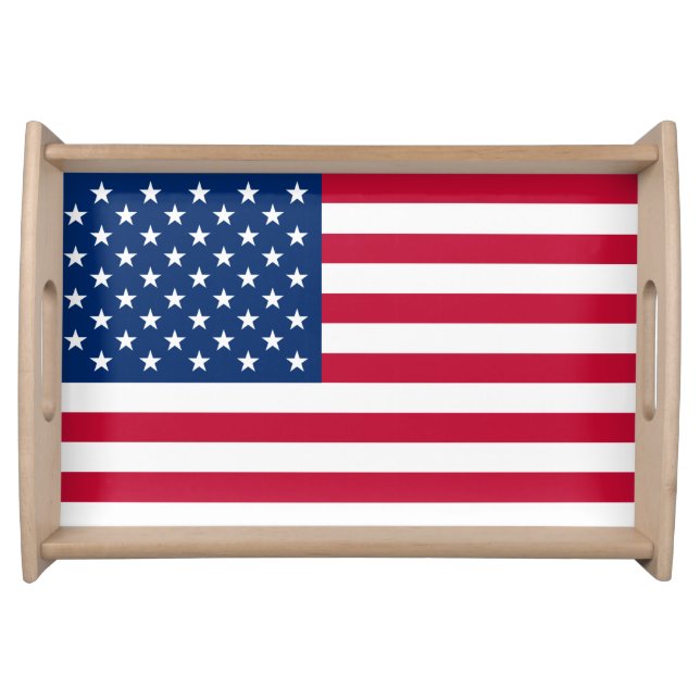 PATRIOTIC  4TH OF JULY SERVING TRAY (Front)