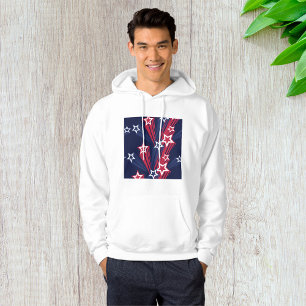 Patriotic 4th of July Stars Red White And Blue Hoodie