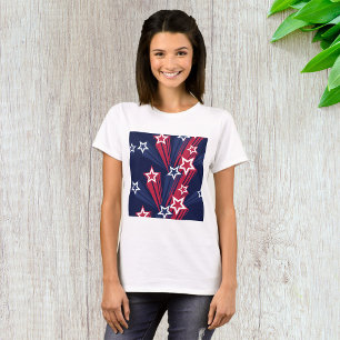 Patriotic 4th of July Stars Red White And Blue  T-Shirt