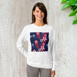 Patriotic 4th of July Stars Red White And Blue T-Shirt