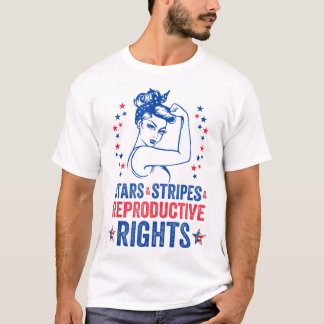 Patriotic 4th Of July Stars Stripes Reproductive R T-Shirt