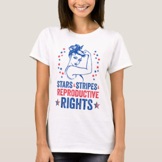 Patriotic 4th Of July Stars Stripes Reproductive R T-Shirt