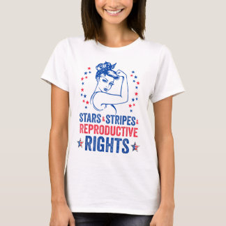 Patriotic 4th Of July Stars Stripes Reproductive R T-Shirt