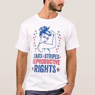 Patriotic 4th Of July Stars Stripes Reproductive R T-Shirt