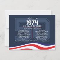 Patriotic 50 Year High School Class Reunion