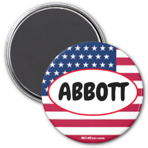 Patriotic ABBOTT Magnet