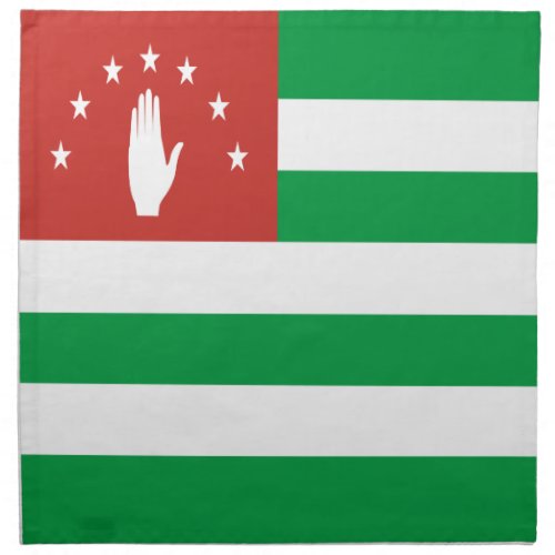 Patriotic Abkhazia Flag Cloth Napkin