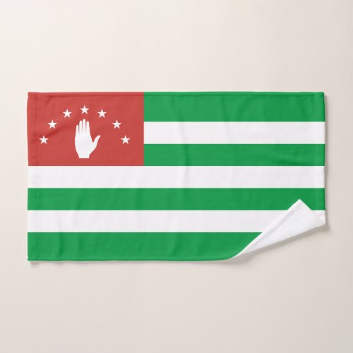 Patriotic Abkhazia Flag Hand Towel