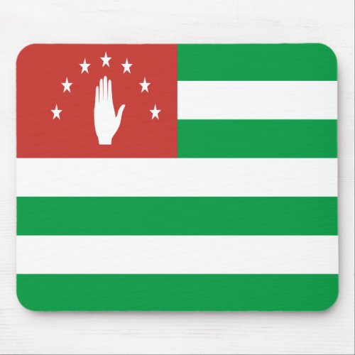 Patriotic Abkhazia Flag Mouse Pad