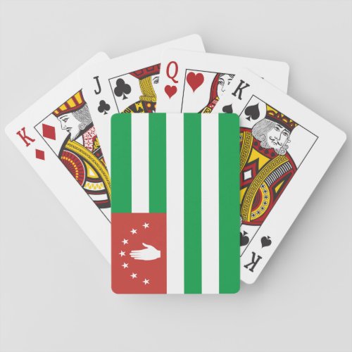 Patriotic Abkhazia Flag Playing Cards