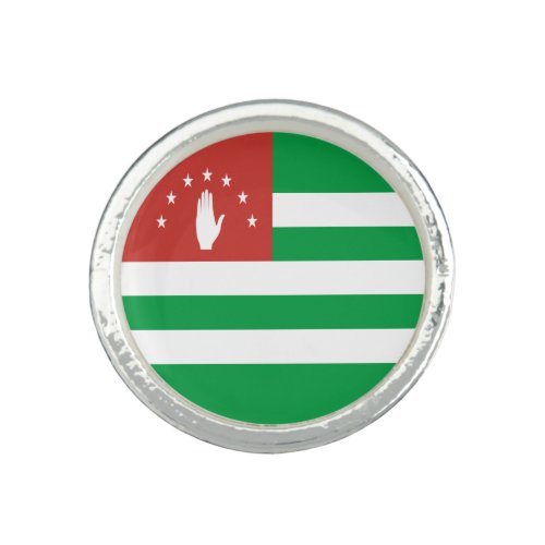 Patriotic Abkhazia Flag Ring