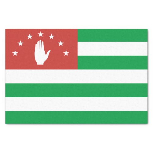 Patriotic Abkhazia Flag Tissue Paper