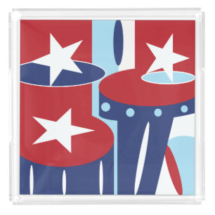 Patriotic Acrylic Tray