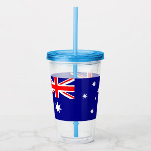 Patriotic Acrylic Tumbler with flag of Australia