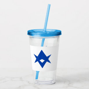 Patriotic Acrylic Tumbler with flag of Toyota City