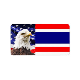 Patriotic Address Label