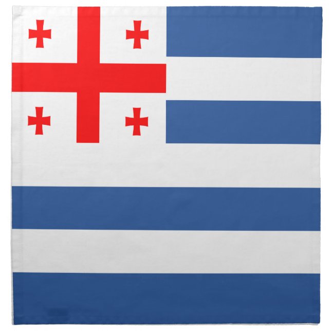 Patriotic Adjara Flag Cloth Napkin (Front)
