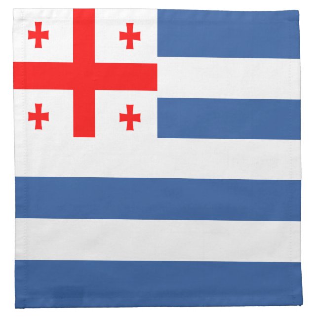 Patriotic Adjara Flag Cloth Napkin (Front)