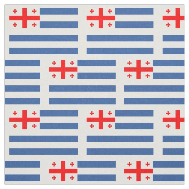 Patriotic Adjara Flag Fabric (Swatch)