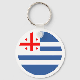Patriotic Adjara Flag Keychain
