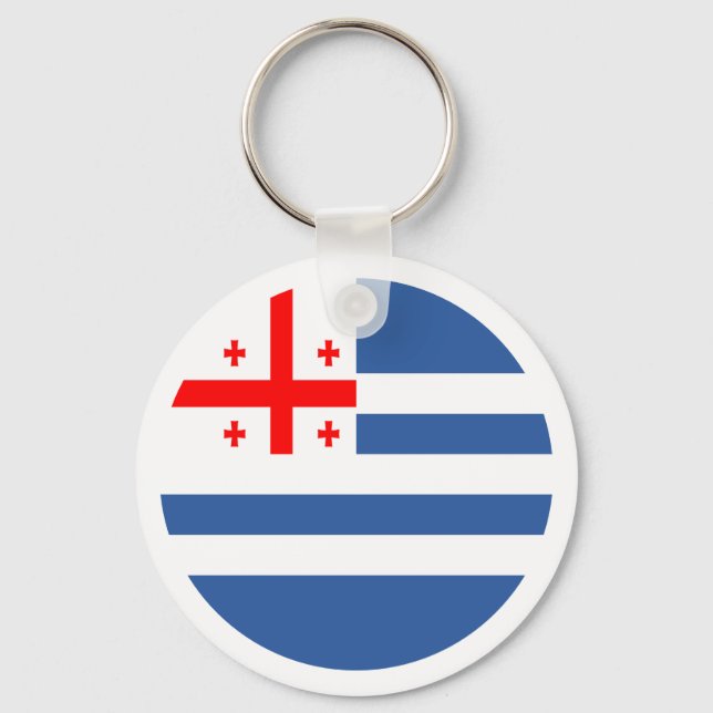 Patriotic Adjara Flag Keychain (Front)