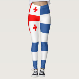 Patriotic Adjara Flag Leggings