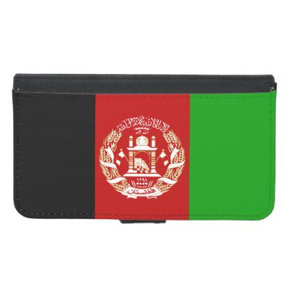 Patriotic Afghan Flag Samsung Galaxy S5 Wallet Case