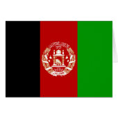 Patriotic Afghanistan Flag (Front Horizontal)