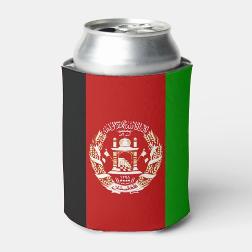 Patriotic Afghanistan Flag Can Cooler