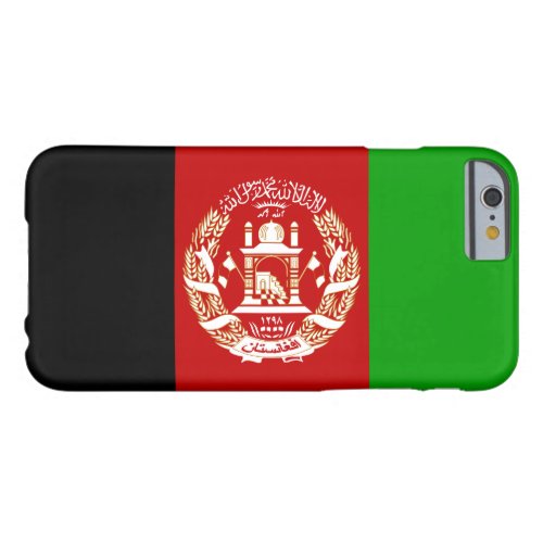 Patriotic Afghanistan Flag Barely There iPhone 6 Case