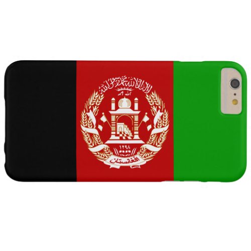 Patriotic Afghanistan Flag Barely There iPhone 6 Plus Case