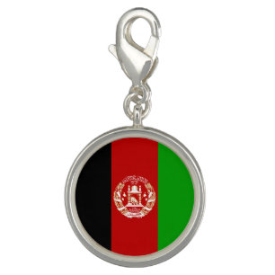 Patriotic Afghanistan Flag Charm
