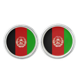 Patriotic Afghanistan Flag Cufflinks