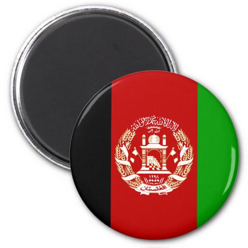 Patriotic Afghanistan Flag Magnet