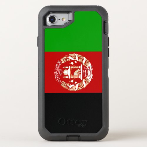 Patriotic Afghanistan Flag OtterBox Defender iPhone SE87 Case