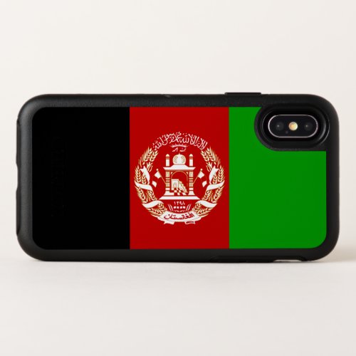 Patriotic Afghanistan Flag OtterBox Symmetry iPhone X Case