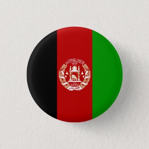 Patriotic Afghanistan Flag Pinback Button