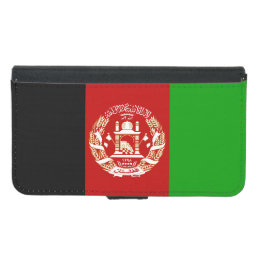 Patriotic Afghanistan Flag Samsung Galaxy S5 Wallet Case