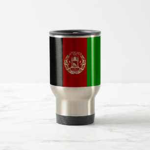 Patriotic Afghanistan Flag Travel Mug