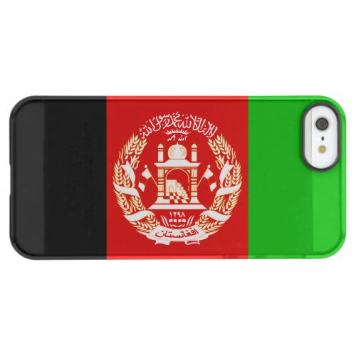 Patriotic Afghanistan Flag Permafrost iPhone SE55s Case